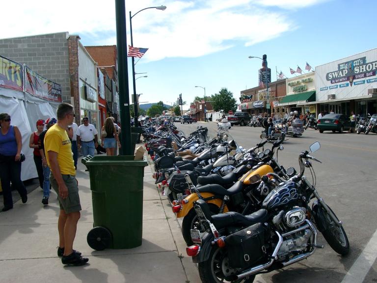 In Sturgis fand eines der größten Harley-Treffen statt.
